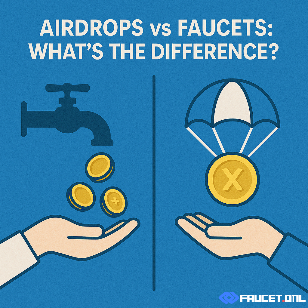 Airdrops vs Faucets: What’s the Difference?